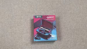 ฟัง M19 หูฟังบลูทูธ V5.1 การแสดงผลแบบ HD มีไมโครโฟน รองรับรูปหน้าที่เดิม สำหรับฟังเพลง/เล่นเกมส์