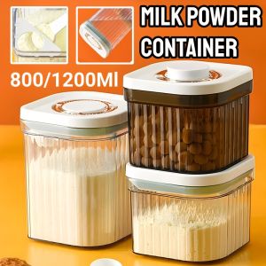 Milk Powder Storage Container: Durable Milk Powder Container with Scraper