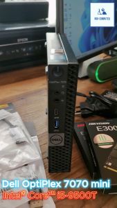 มินิคอมพิวเตอร์ Dell Optiplex 7070 micro - CPU Core i5-9500T MAX 3.7GHz [Gen9] | M.2 SSD NVMe | ต่อ WIFI+บลูธูท ได้มี HDMI เคสเล็ก [USED]
