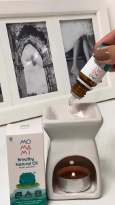 Momami Breathy Natural Oil Nasal Inhalant Minyak Esensial Bantu Melancarkan Pernafasan Anak Bayi