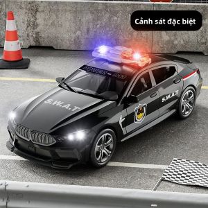 Mô Hình Xe Cảnh Sát BMW M8 Tỷ Lệ 1:32 Có Âm Thanh Và Ánh Sáng Mô Phỏng Cao Đồ Chơi Di Động Dành Cho Trẻ Em Quà Tặng Sưu Tập