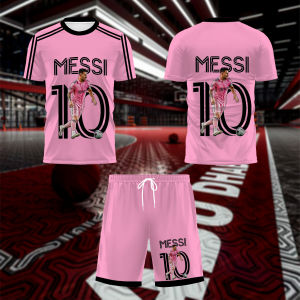 The 2025 summer new childrens 3D printed football training suit is comfortable lightweight and breathable