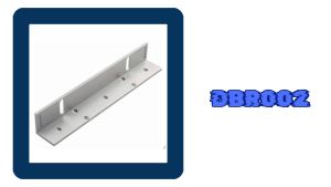 EBELCO Door Access L Bracket 600lbs EM lock Aluminum bracket for out swing door Magnetic Magnet Door DBR002 LS-600
