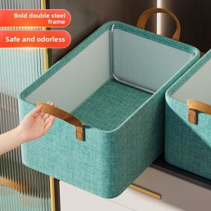 MONLEYTA | Large Capacity Oxford Cloth Foldable Clothes Storage Box Household Wardrobe Clothing Organizer Box Fabric Storage Solution
