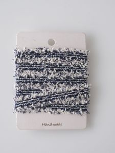 Cottontime เข็มขัดถักโพลีเอสเตอร์ขอบขนหนา 1.5 ซม. สีพื้น เข้าชุด กิ๊บติดหมวก ผ้าตกแต่ง เสื้อผ้า อุปกรณ์เสริม สไตล์เกาหลี