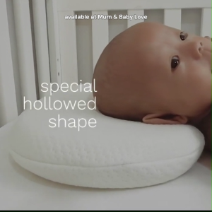 Comfy Baby Cooling Dimple Pillow Baby Memory Foam Purotex Anti Flat Head Bantal Bayi Lubang Tengah