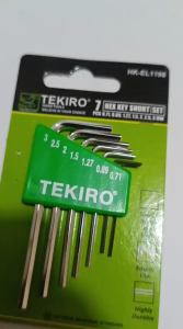 Kunci L Set Tekiro Elektronik mm 7 Pcs / Kunci L Tekiro Mini