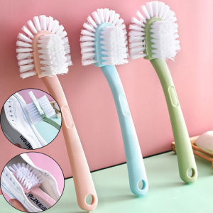 Bàn Chải Rửa Giày Năm Mặt Đa Năng Gia Dụng Bàn Chải Giày Lông Mềm Cán Dài Bằng Nhựa