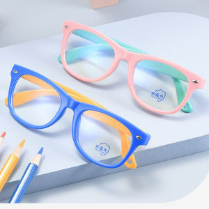 AIFASOON 2022 ใหม่ เด็ก ป้องกันแสงสีฟ้า แว่นตา ชาย หญิง เจล ซิลิกาเจล คอมพิวเตอร์ ความปลอดภัย แว่นตา แว่นตาเด็ก