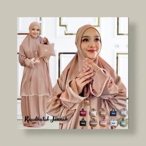 MUKENA SET ATASAN BAWAHAN RAUDHATUL JANNAH (oleh Raisa)