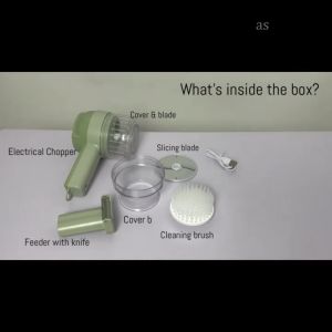 XIAOMI Multifunctional Vegetable Cutter Household Mini Wireless Electric Garlic Mud Artifact Garlic Masher Garlic Chopper 切片机