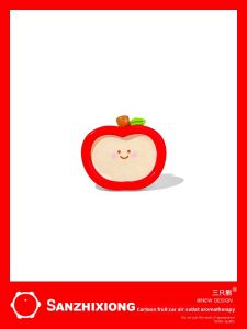 SANZHIXIONG | Creative Apple Car Air Freshener Holder