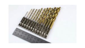 FAST DELIVERY Mata Bor 1 Set Lengkap Power Drill Steel Titanium Hex Shank 13 PCS Multifungsi