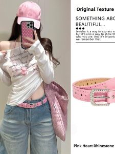 CHEZHURIJI | Stylish Pink Waist Belt