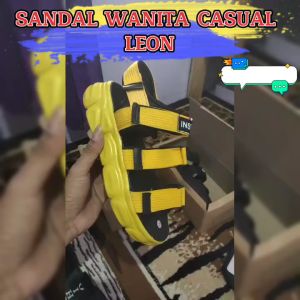 Sandal Casual Gunung Wanita Fashion Korea Remaja Dewasa 3 Tali Strap Selempang Hitam Kuning Ungu Wedges santai jalan jalan soll tebal tinggi 3 cm nyaman anti slip terbaru terlaris BG-830