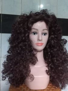 Wig Kuda Kepang Super Jumbo Warna coklat muda belum sasak