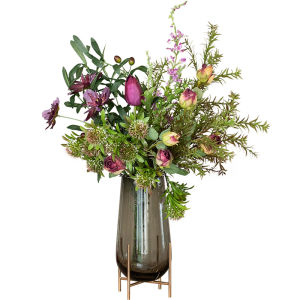 French Style Realistic Dried Flower Bouquet Natural Handheld Living Room Decorative Accessories Artificial Flowers Home Decor