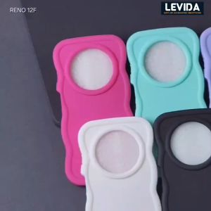 Case Candy Macaron Gelombang Warna Softcase Oppo Reno 12F