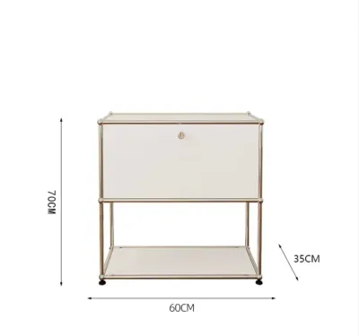 Stainless Steel USM Modular Storage Cabinet