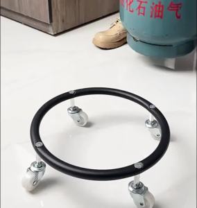 lpg Tank Roller Stand Gasul Stand with Wheels patungan ng gasul Base Propane Tank Stand Gas Range Holder with Wheels