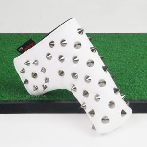 Bao Che Gậy Golf Đục Lỗ Đầu Sọ Dày Chống Nước PU Mở Từ Tính