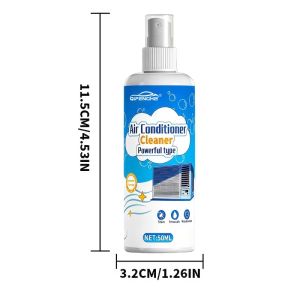 Dung Dịch Vệ Sinh Máy Lạnh Dạng Bọt 100ml Làm Sạch Sâu Khử Mùi Loại Bỏ Vết Bẩn & Cặn Vôi Cho Máy Lạnh Trong Nhà Và Ngoài Trời