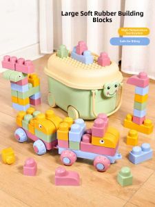 JIQI | Chewable Soft Rubber Building Blocks Toy