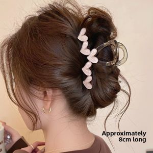Womens Medium Hair Claw Clip Half Updo Bun Shark Clamp 2025 New Style Luxury Sensation Hair Accessories Hairpins