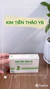 Viên Uống Kim Tiền Thảo YB Hỗ Trợ Lợi Tiểu Giảm Tiểu Rắt Tiểu Buốt - Hộp 30 viên