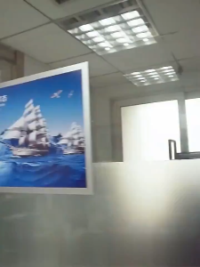 Satu Keluarga Tempat Poster Magnetik PVC A4 C1342 Frame Poster Magnetic Pelindung Brosur Anti Air