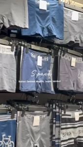 6 pcs | Boxer SPACH M023 Seamless Celana Dalam Pria Dewasa Karet Lebar / Motif Corak 007