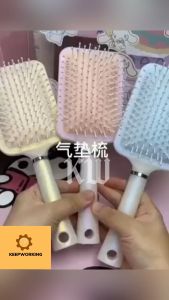 KW Air Cushion Comb Anti-static Pink Balloon Comb Massage Comb