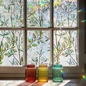 fancy fix | Translucent Anti-Peep Window Film Colorful Vine Patterns