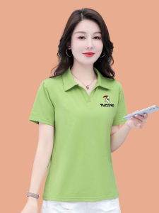 TUCANO Pure Cotton Short Sleeve Polo Shirt Womens Casual Flip Collar Bottoming Top Summer Large Size Loose Fit Online Exclusive