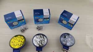 J01S13 SHILIDUO 实力多 SD-3420 SD-3421 4 INCH ROUND 8LED 12V-24V-36V SPOT LIGHT LORRY TRUCK AKSESORI