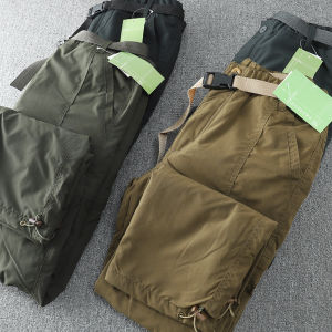 Waterproof Windproof Fleece-Lined Outdoor Pants Mens Straight-Leg Casual Trousers With Multiple Pockets For Winter