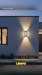 Lampu Hias Dinding Lampu Tidur Model Minimalis Modern Bahan PVC 3inch Awet Anti Pecah Tahan Panas dengan Desain Geometris