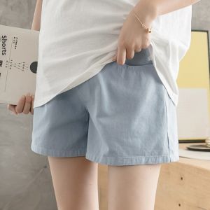 MIDULI | Summer Light Maternity Shorts Loose Wide Leg Jeans