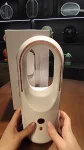 Mini Air Conditioner USB Air Cooler Bladeless Electric Fan 6 Speed ​​Silent Timing Air Conditioner Cooling Fan Humidifie