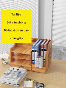 Kệ văn phòng mini Kệ đựng Hồ Sơ Khay đựng Tài Liệu giá sách để bàn – 859