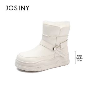 Josiny | Insulated Waterproof Snow Boots Women Thick Sole