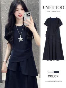 unifittoo | French Style Short Women Popular Long Dress 2026 New
