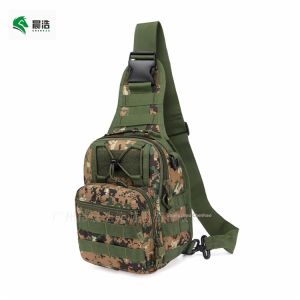 Outdoor Multi-Functional Tactical Chest Bag Mens Crossbody Bag Camouflage Single Shoulder Back Sports Cycling Waterproof Function Tactical Sling Bag