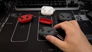 Game Controller-Style AirPods Case | Silicone Soft Shell with Keychain | AirPods 3 & Pro 2