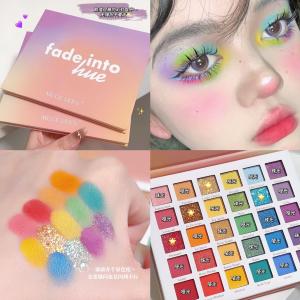MUGE LEEN Macaron Colored 30 Colors Eyeshadow Stage Makeup Shiny Matte Glitter Eye Shadow Palette Affordable Eye Makeup