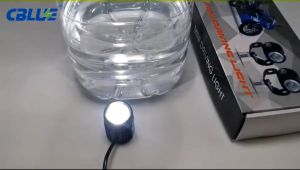 (2PCS)CBLUE Motorcycle LED Headlights Spotlights Mini Projector Fog Light Front Driving Lamp Universal Dual Color Moto