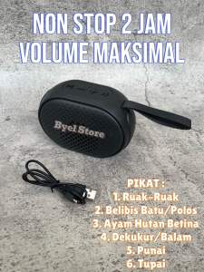 Speaker Box MP3 Masteran Pikat Burung Ruak Ruak Tekukur Ayam Hutan Tupai Belibis Punai