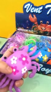Mainan Squishy KEPITING Remasan Pop It Stress Toys Penghilang Stress