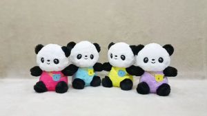 Boneka Panda Sit Animal Panda With Tas Bulu Rassel 9