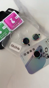【✅SG LOCAL STOCK🔥】RICHMENTMALL iPhone Camera Lens Tempered Glass Camera Lens Screen Protector Metal Ring Case for iPhone 16/16/15/14/13/12/11 Pro Max Plus